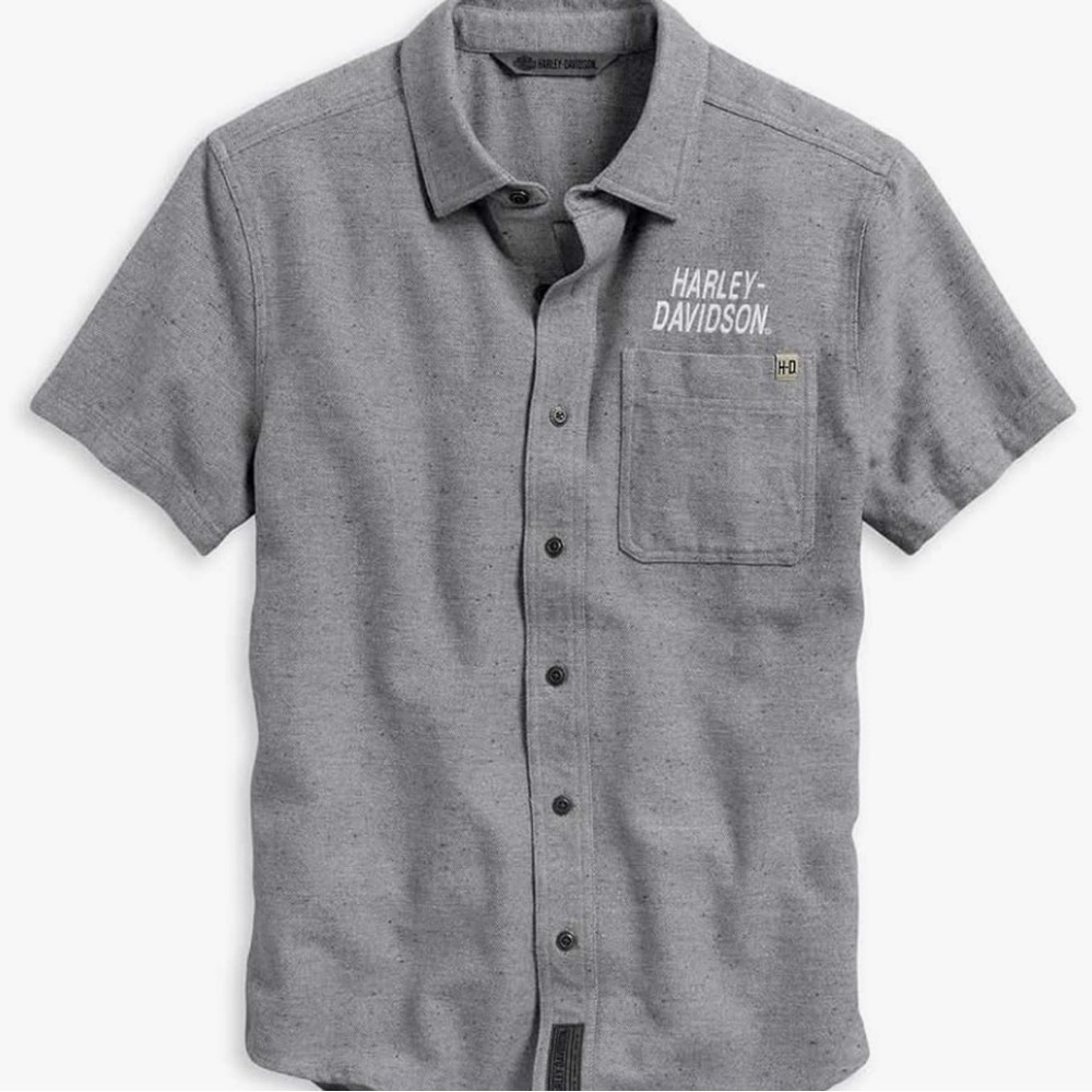 Harley-Davidson Men's #1 Graphic Short Sleeve Casual Shirt